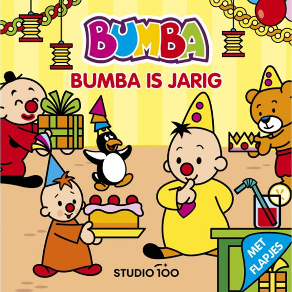 Bumba Kartonboek met Flapjes Is Jarig