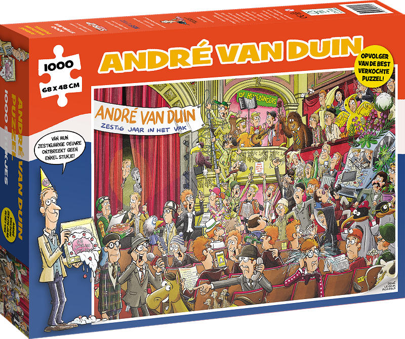 Puzzel André van Duin - 60 Jaar In Het Vak, 1000st.