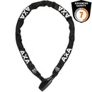 Kettingslot Axa Absolute 5-110 met polyester hoes - zwart