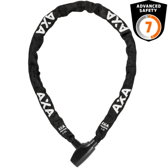 Kettingslot Axa Absolute 5-110 met polyester hoes - zwart