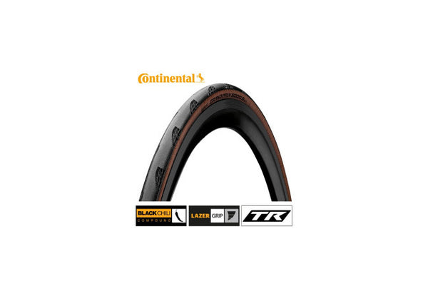 Grand Prix 5000 S TR 28-622 Vouwband Zwart/Bruin