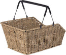 Fietsmand Basil Cento Rattan Look met MIK-systeem 47 x 34 x 26 cm - seagrass