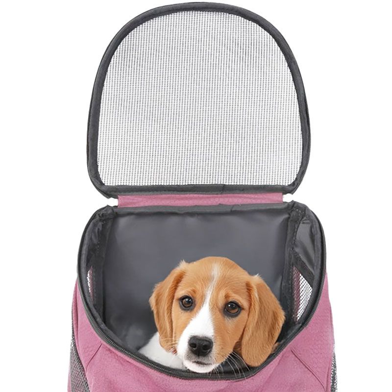 Ceruzo Hondenrugzak - voor Katten en Honden tot 10 kg - Roze