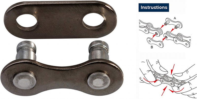 Ketting single speed S1 Wide 112 schakels - bruin