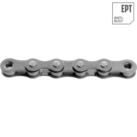 Ketting single speed KMC Z1 Wide EPT 112 schakels - donker zilver