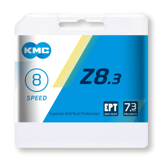 Ketting 6/7/8 speed KMC Z8.3 EPT 114 schakels - zilver/grijs