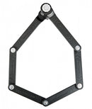 vouwslot met houder Keeper Combo 85 cm staal zwart