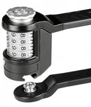 vouwslot met houder Keeper Combo 85 cm staal zwart