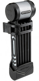 vouwslot met houder Kryptolok 85 cm staal zwart