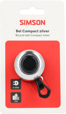 Fietsbel Simson Compact - Zilver