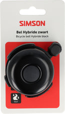 Fietsbel Simson Hybride - zwart