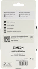 Versnellingskabelset Simson nexus 4/7/8 RVS - zwart
