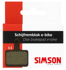 Schijfremblokset Simson E-bike (1 paar)