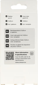 Bandenreparatierol & sjabloon Simson 7x20cm