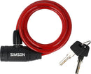 Spiraalkabelslot Simson Kinder 8mm x 90cm