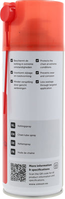 Ketting & Derailleurreiniger spray Simson - 400ml