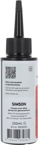 Kettingolie Simson plantaardig - 100ml