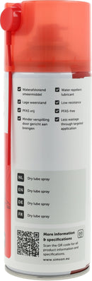 Dry lube spray Simson PFAS-vrij - 400ml