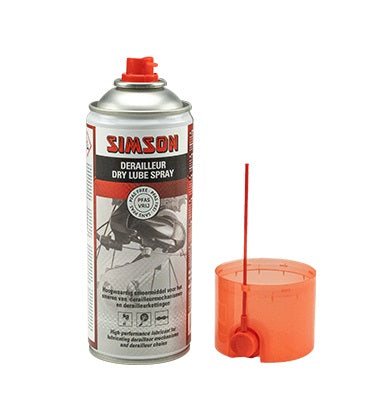 Derailleur Simson Dry Lube Spray 400ml - oranje