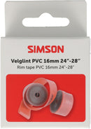 Velglint Simson 24i -28i 16mm breed PVC
