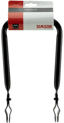 Rugleuning Simson smal met vinyl rugkussen - zwart