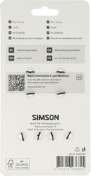 Verlichtingsset Simson bullet batterij - zwart