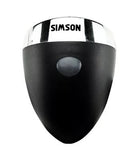 Simson batterij koplamp Classic Luxurious - zwart