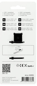 Koplamp Simson USB-C LED lamp pocket - wit