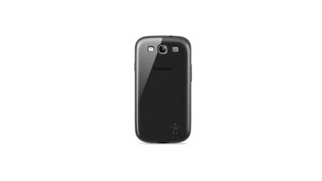 Belkin Silicone Case Grip Sheer Zwart voor Samsung i8190 Galaxy SIII mini