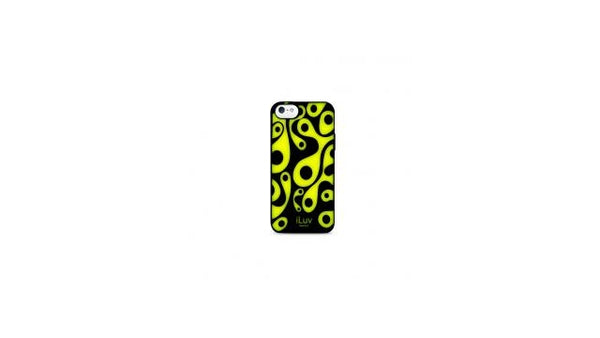 iLuv Aurora Glow in the Dark TPU Case Zwart voor Apple iPhone 5/5S