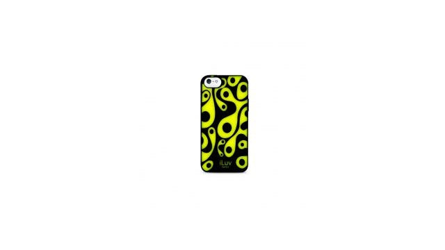 iLuv Aurora Glow in the Dark TPU Case Zwart voor Apple iPhone 5/5S