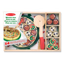 Melissa &amp; Doug Houten Pizza Set 54-delig