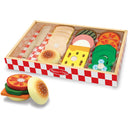 Melissa&amp; Doug Houten Sandwichset 17-delig