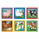 Melissa &amp; Doug Houten Blokken Puzzel Boerderijdieren met 16 Blokken