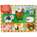 Melissa &amp; Doug Houten Puzzel Boerderijdieren