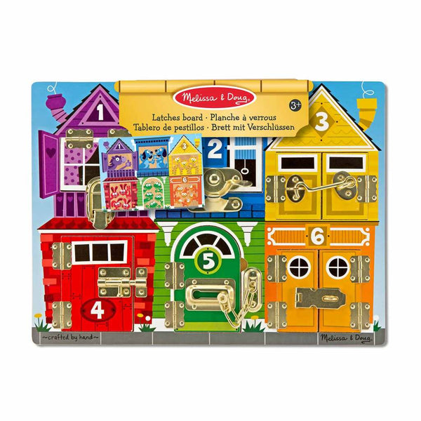 Melissa & Doug Houten Speelbord Deuren en Sloten