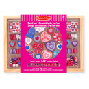 Melissa & Doug Houten Hartjes Kralenset