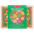 Melissa &amp; Doug Houten Kralen Set Flowerpower