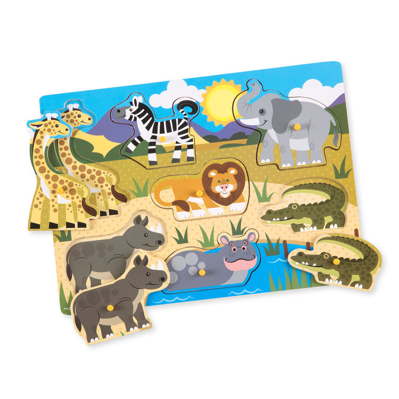 Houten Puzzel Wilde Dieren