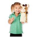 Melissa &amp; Doug Wilde Dieren Handpoppen 4 Stuks