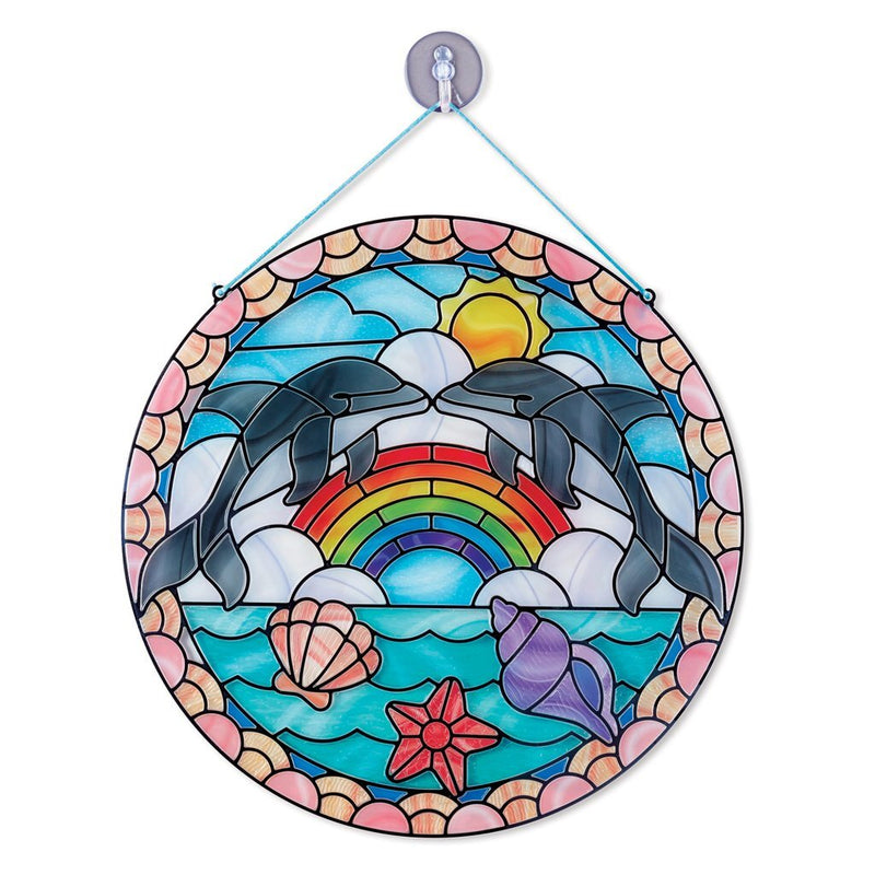Melissa & Doug Hobby Glasdecoratie Dolfijnen