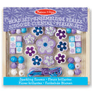 Melissa &amp; Doug Houten Kralen Glinsterende Bloemen
