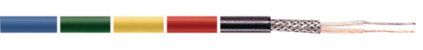Tasker TASR-C128-BLK Microfoonkabel Op Haspel 2x 0.35 Mm² 100 M Zwart
