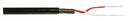 Tasker TASR-C202 Microfoonkabel Op Haspel 2x 0.08 Mm² 100 M Zwart