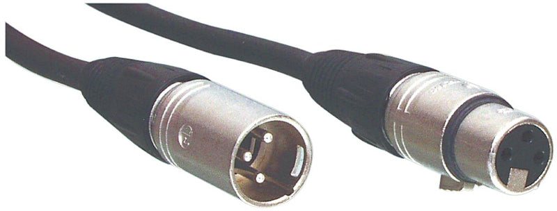 Tasker TAS-1MF128ZW12 Luidsprekerkabel Xlr 3-pins Male - Xlr 3-pins Female 12.0 M Zwart