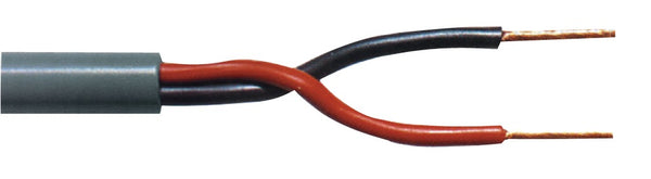 Tasker TASR-C277-BLK Luidsprekerkabel Op Rol 2x 4.00 Mm² 50.0 M Grijs