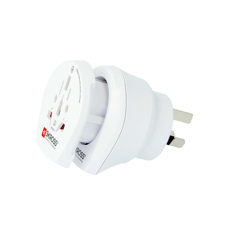 Skross SKR1500210E Reisadapter Combo - Wereld-naar-australië Geaard