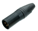 Neutrik NTR-NC3MXX-BAG Xlr Cable Plug 3 Xx Soldeer Connecties Zwart