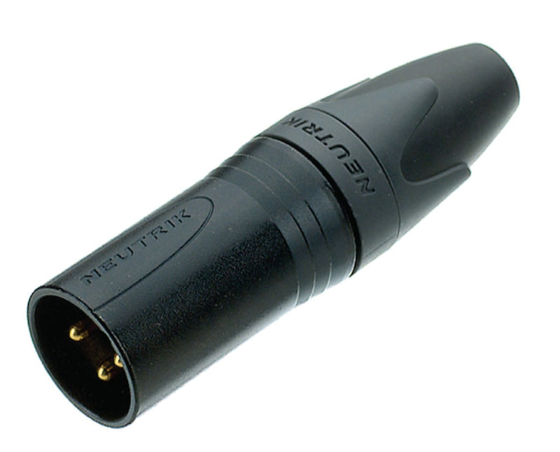 Neutrik NTR-NC3MXX-BAG Xlr Cable Plug 3 Xx Soldeer Connecties Zwart