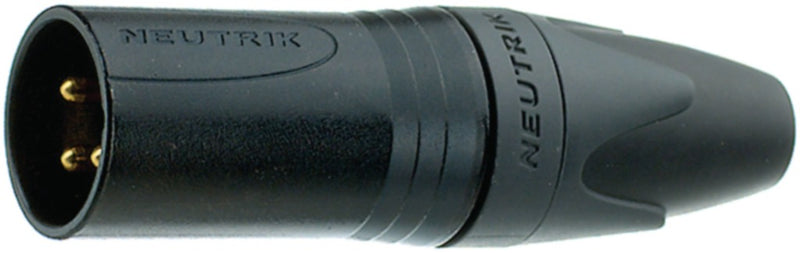 Neutrik NTR-NC3MXX-BAG Xlr Cable Plug 3 Xx Soldeer Connecties Zwart